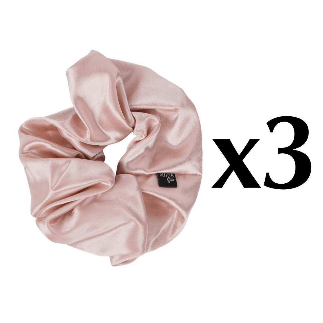 22 Momme Silk Scrunchies Jumbo - Sutra Silk