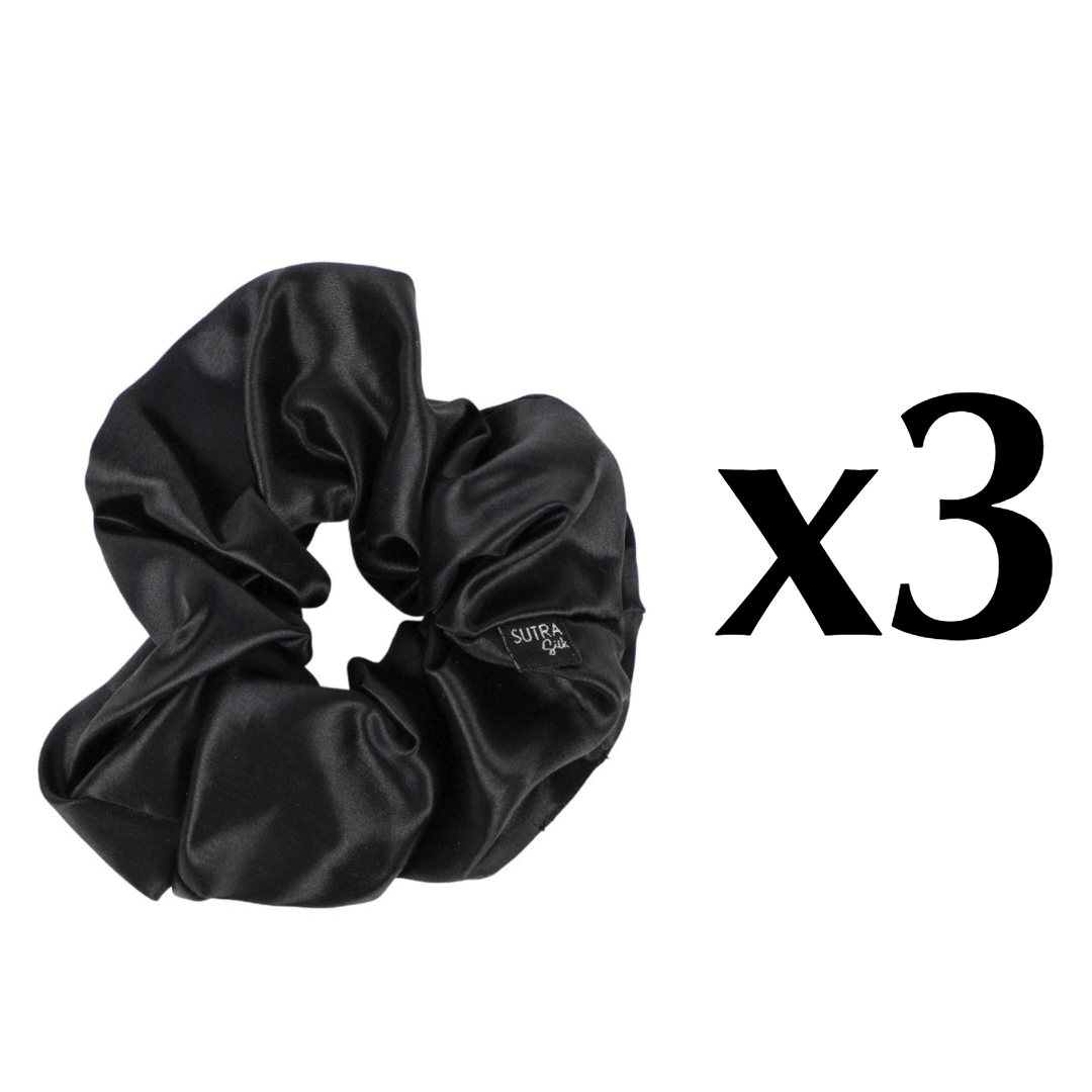 22 Momme Silk Scrunchies Jumbo - Sutra Silk