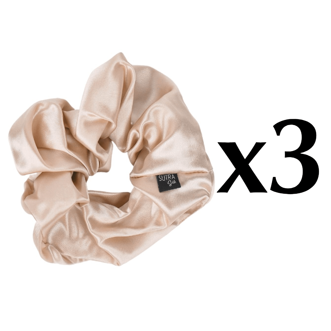 22 Momme Silk Scrunchies Jumbo - Sutra Silk