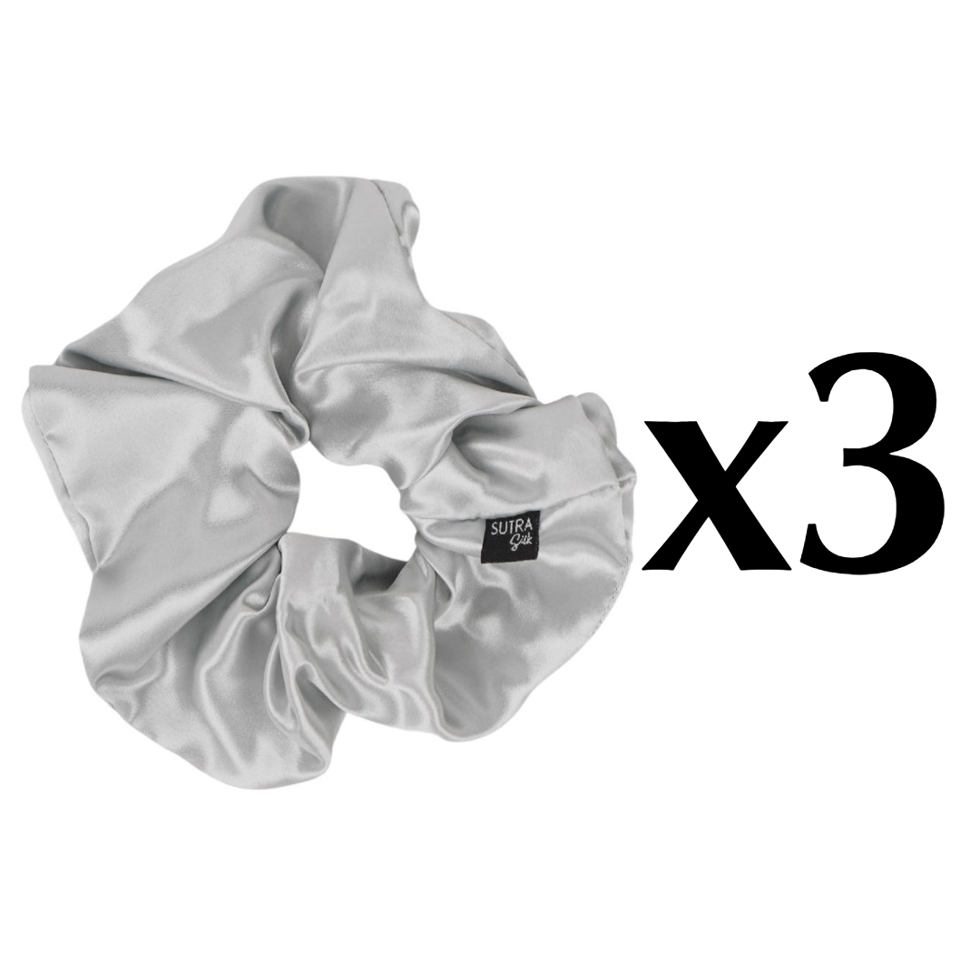 22 Momme Silk Scrunchies Jumbo - Sutra Silk