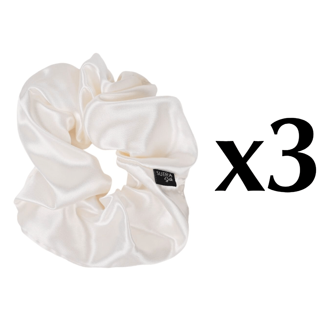 22 Momme Silk Scrunchies Jumbo - Sutra Silk